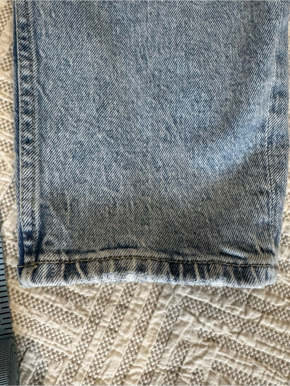 Mango Newmom Comfort High-Rise Jeans | Cropped Mom Fit | Size 12 - Picture 10 of 10